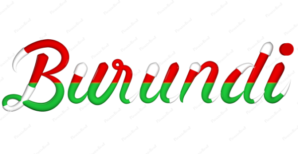Burundi Calligraphy Country Template