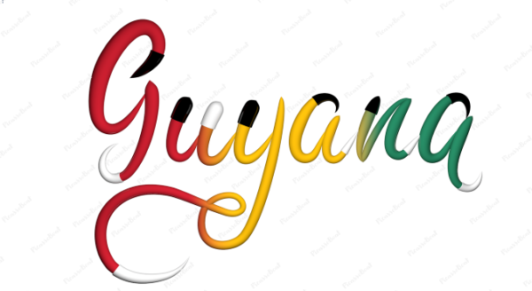 Guyana Calligraphy Country Template