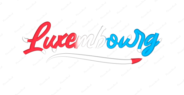 Luxembourg Calligraphy Country Template