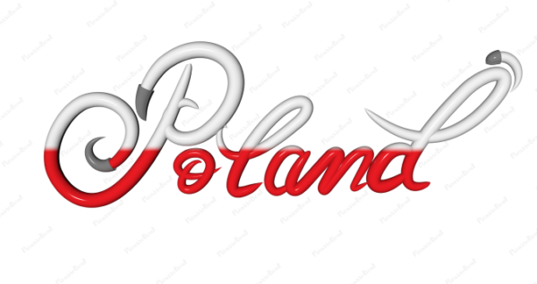 Poland Calligraphy Country Template