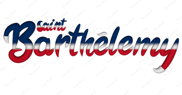 Saint Barthelemy Calligraphy Country Template