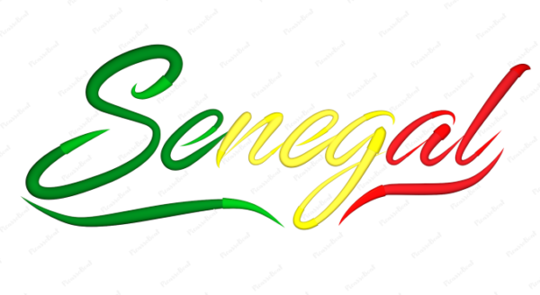 Senegal Calligraphy Country Template