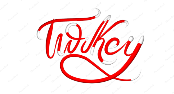 Turkey Calligraphy Country Template
