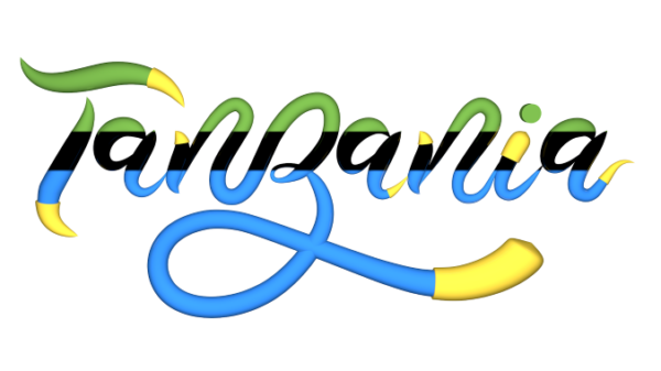 Tanzania Calligraphy Country Template