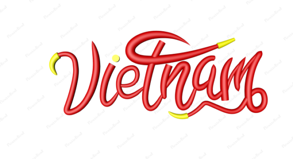 Vietnam Calligraphy Country Template