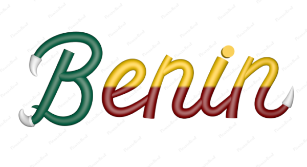 Benin Calligraphy Country Template