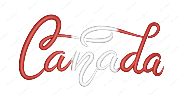 Canada Calligraphy Country Template