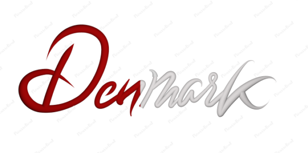 Denmark Calligraphy Country Template