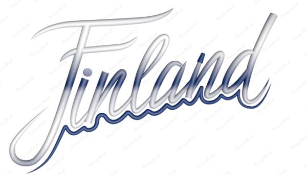 Finland Calligraphy Country Template