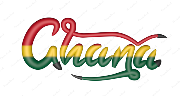 Ghana Calligraphy Country Template