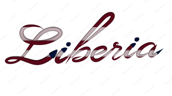 Liberia Calligraphy Country Template