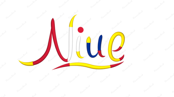 Niue Calligraphy Country Template