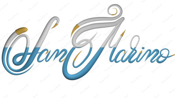 San Marino Calligraphy Country Template