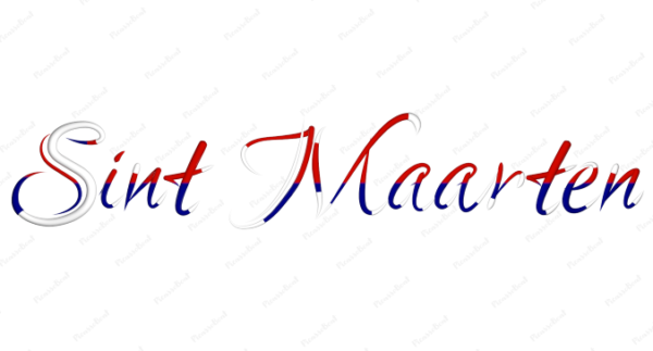 Sint Marteen Calligraphy Country Template
