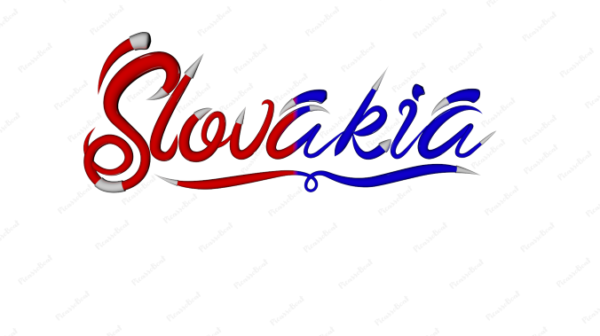 Slovakia Calligraphy Country Template