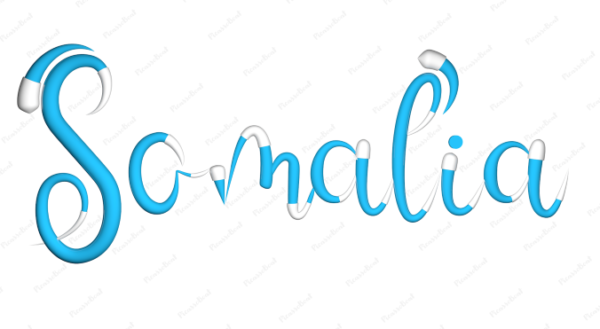 Somalia Calligraphy Country Template