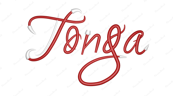 Tonga Calligraphy Country Template