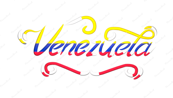 Venezuela Calligraphy Country Template